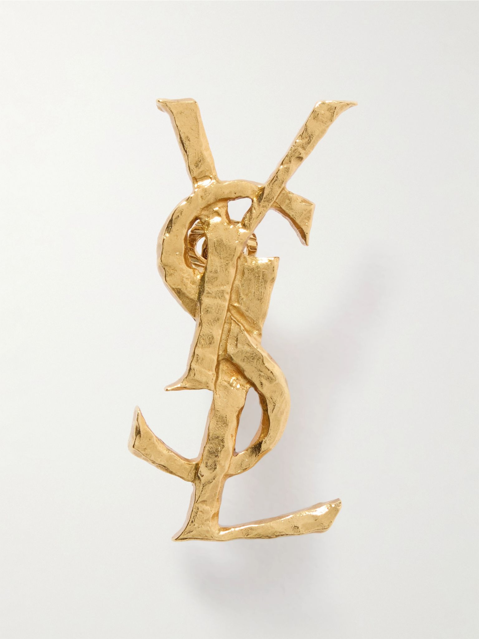Cassandre hammered gold-tone single clip earring Gold - 1