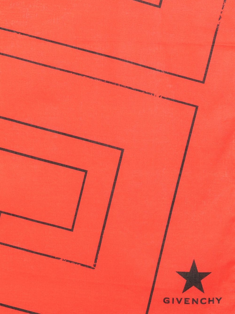 Givenchy logo-print scarf outlook