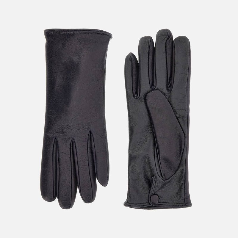 Touch Gloves in Leather Blue 1