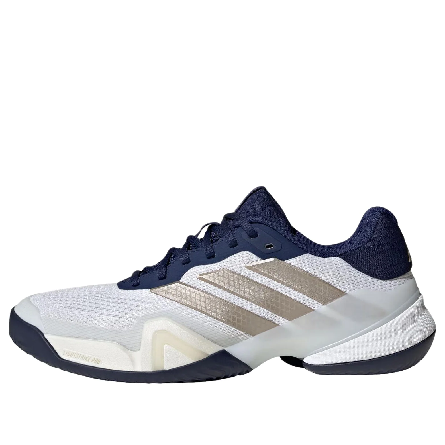 adidas Barricade 14 'White Cyber Metallic Dark Blue' JR1743 - 1