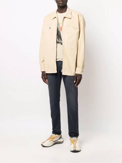 Diesel zipped-up corduroy shirt outlook