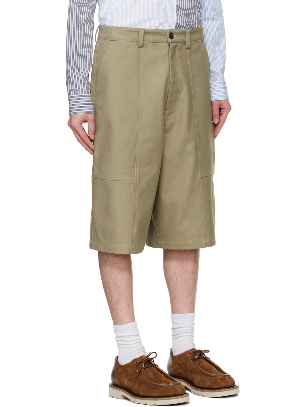 Green Workwear Shorts - 2