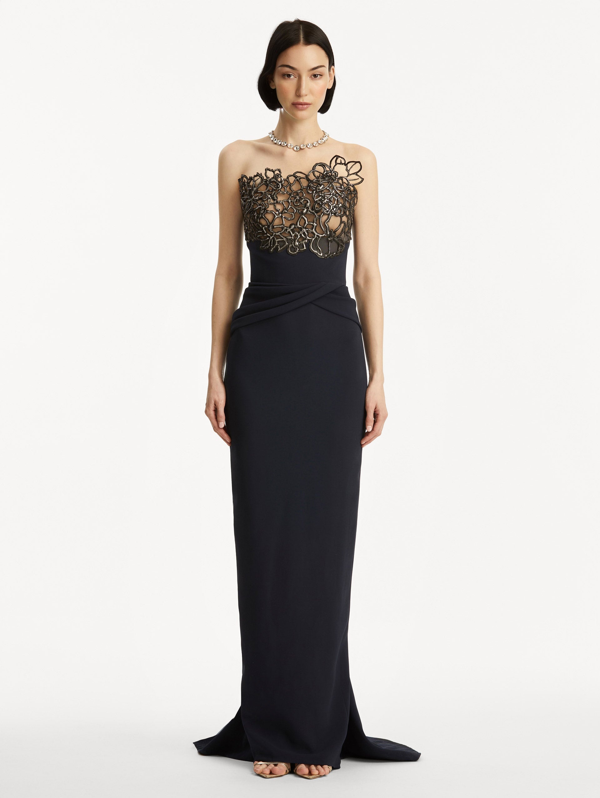 RUBBER LACE CADY GOWN - 2