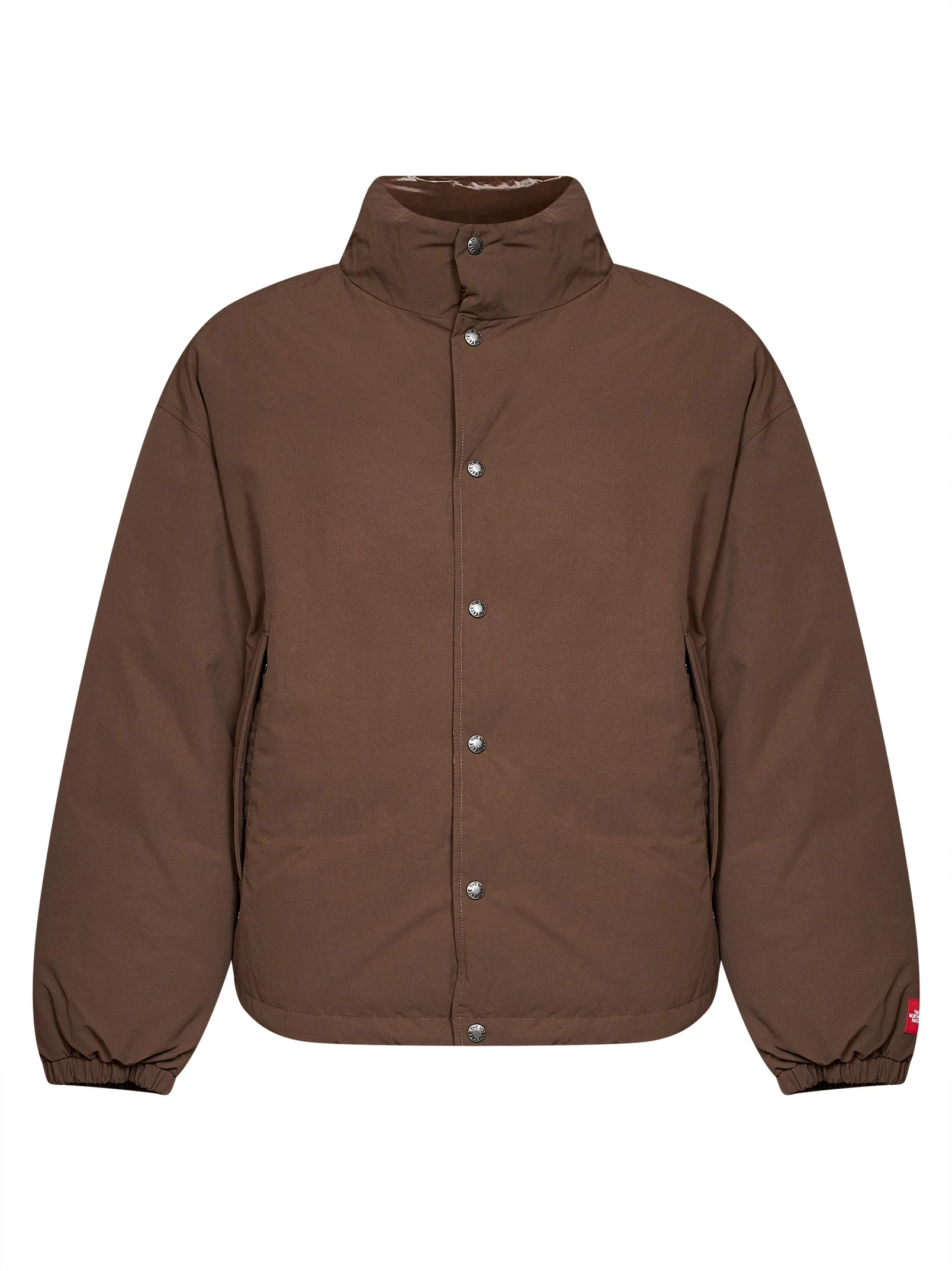Smokey brown WindWall fabric unisex Red Box down jacket - 1