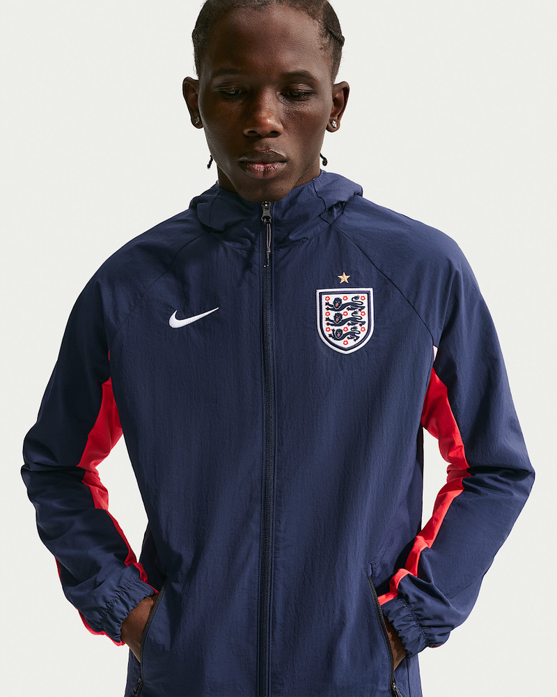 England AWF Men's Nike Soccer Woven Jacket 3