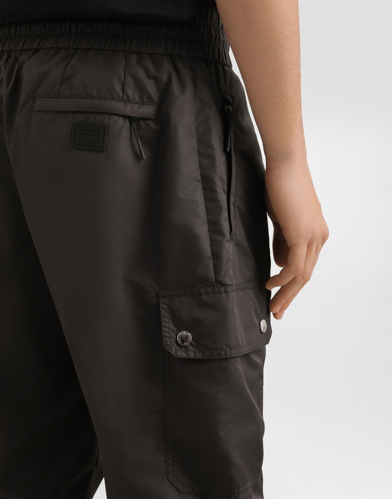 Nylon canvas cargo trousers 5
