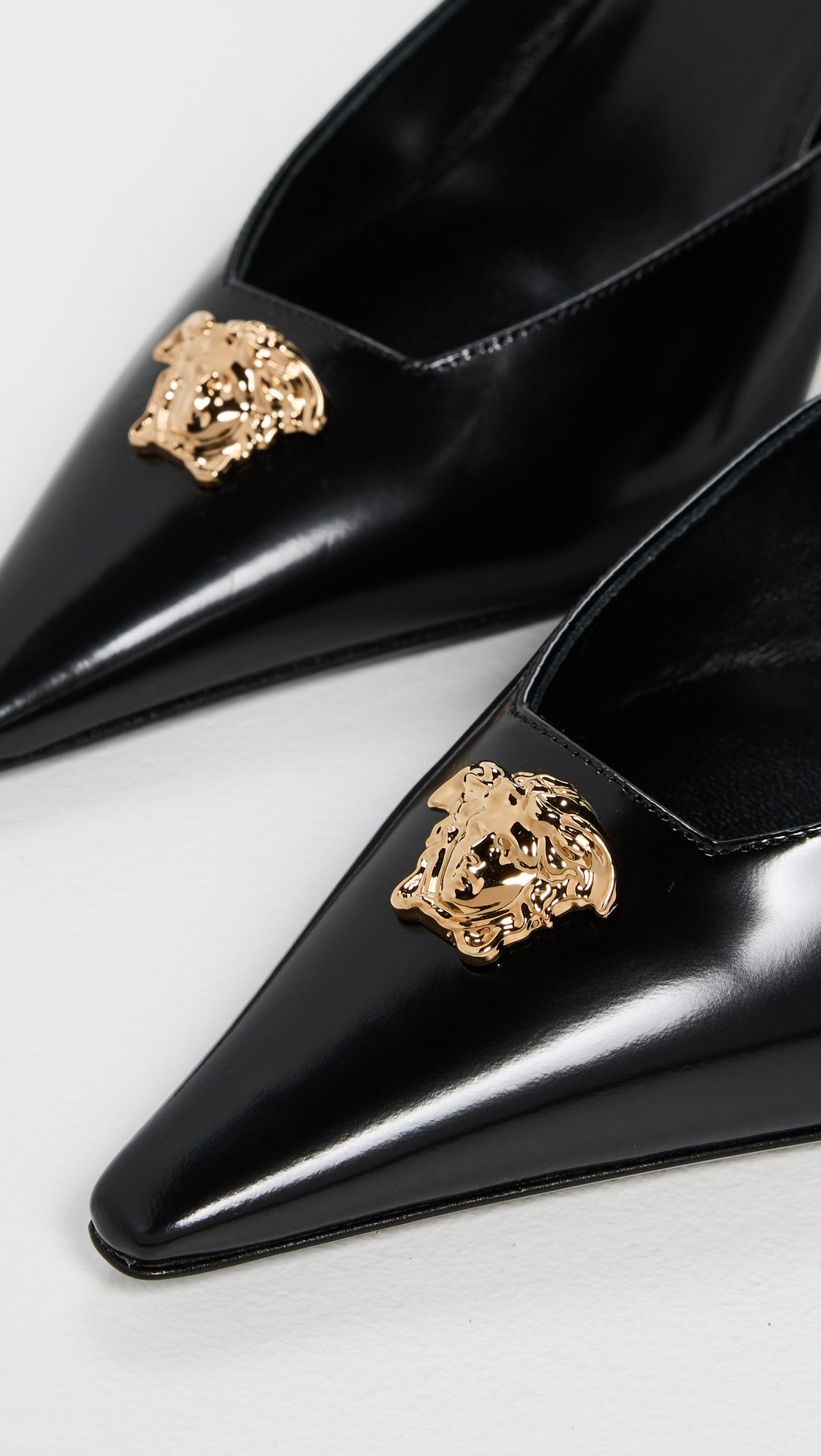 T.85 Calf Leather Sling Back Pumps - 5