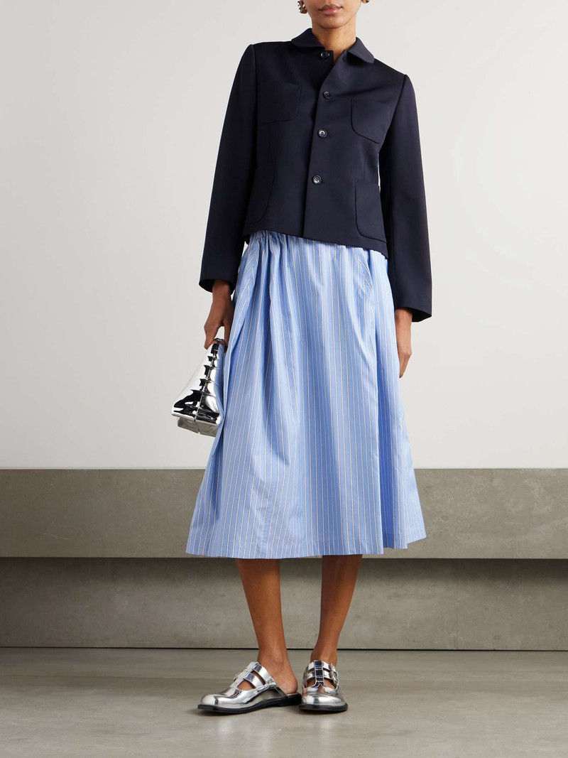 Comme des Garçons GIRL Wool-twill jacket Navy outlook