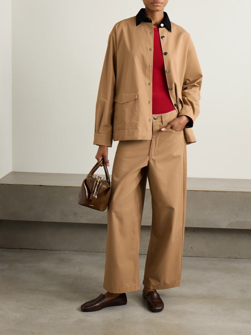 MARIA McMANUS Massive Organic Cotton-twill Wide-leg Pants outlook