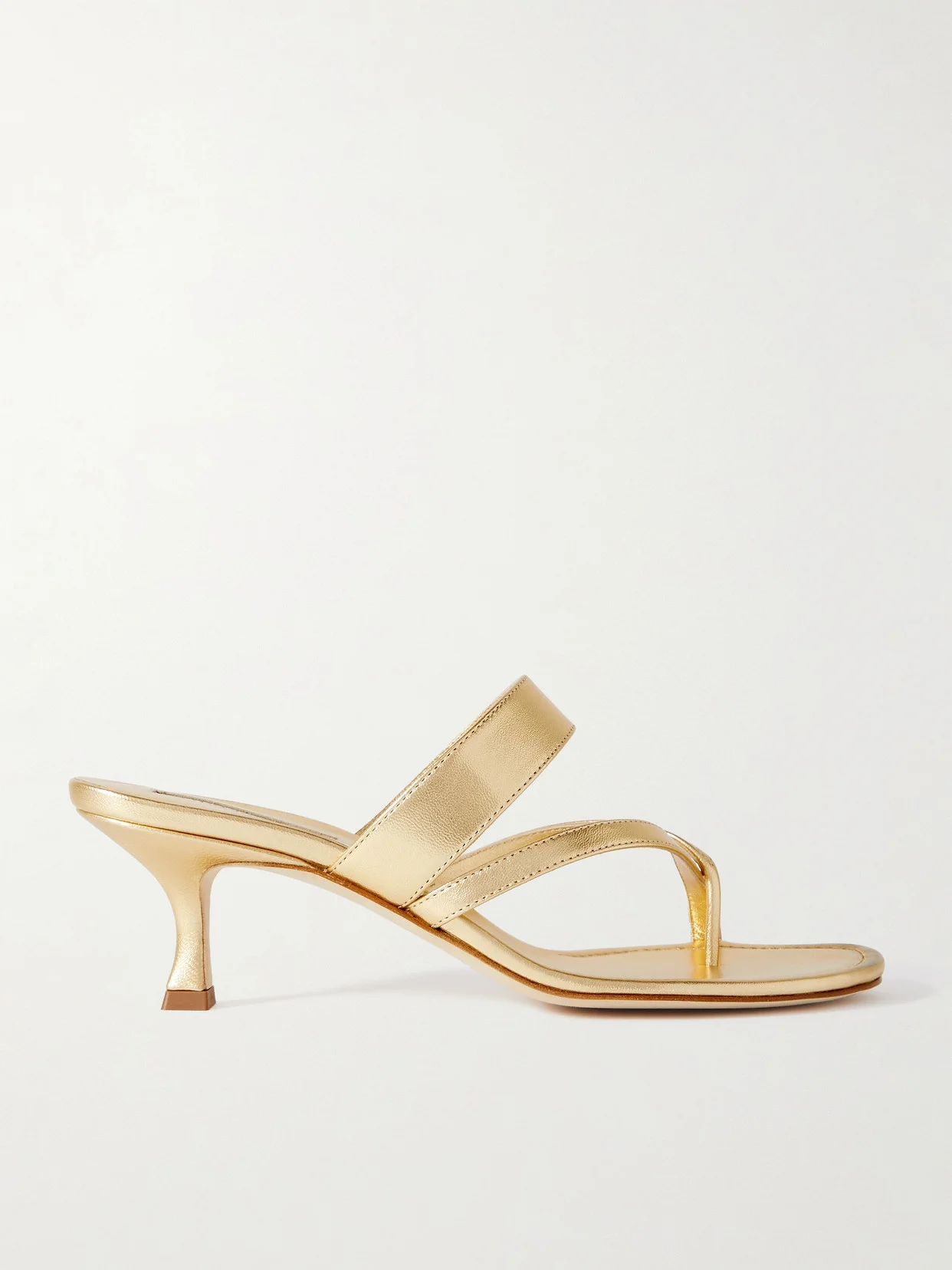 Susa 50 Metallic Leather Sandals - 1