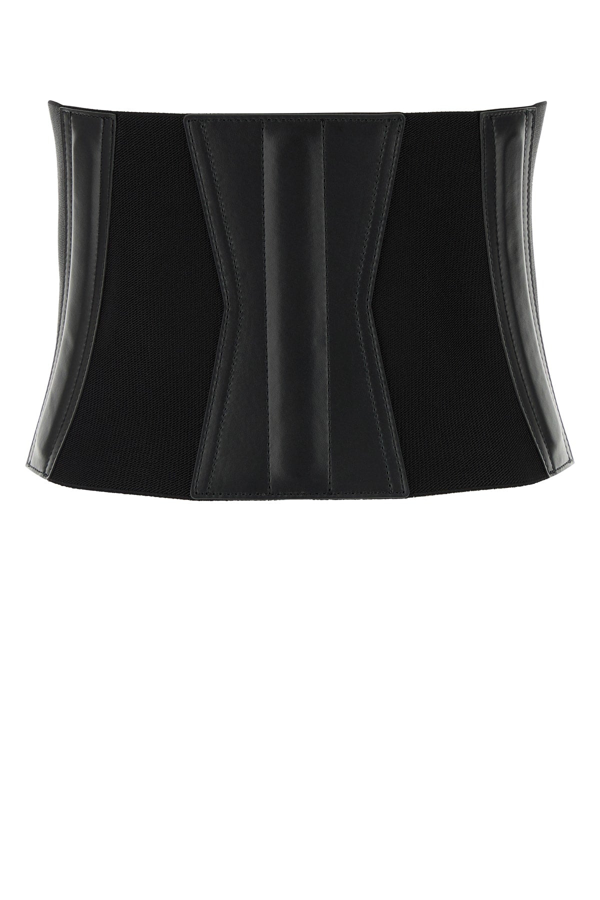 Sportmax Women Black Fabric And Leather Apoge01234 Belt - 2