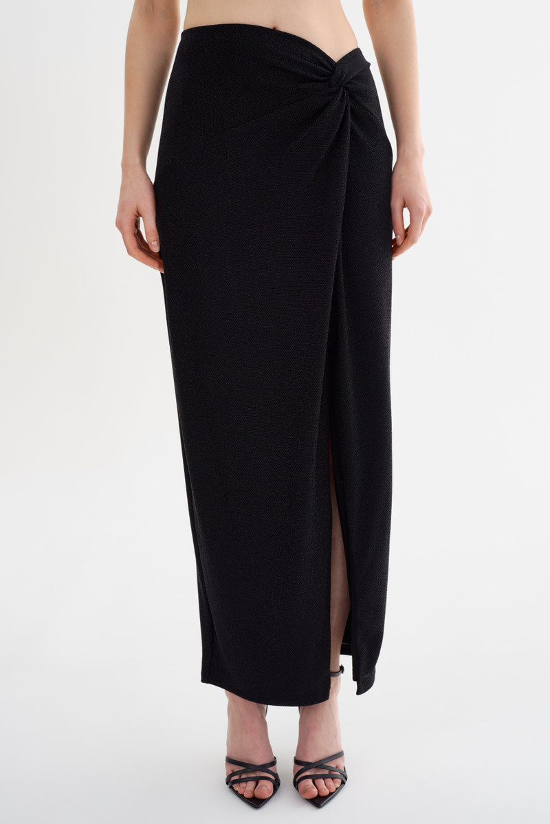 AINSLEE | Lurex Knit Maxi Skirt 1