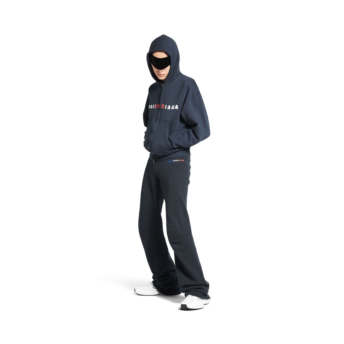 International Zip-up Hoodie Small Fit in Marine Blue - 2