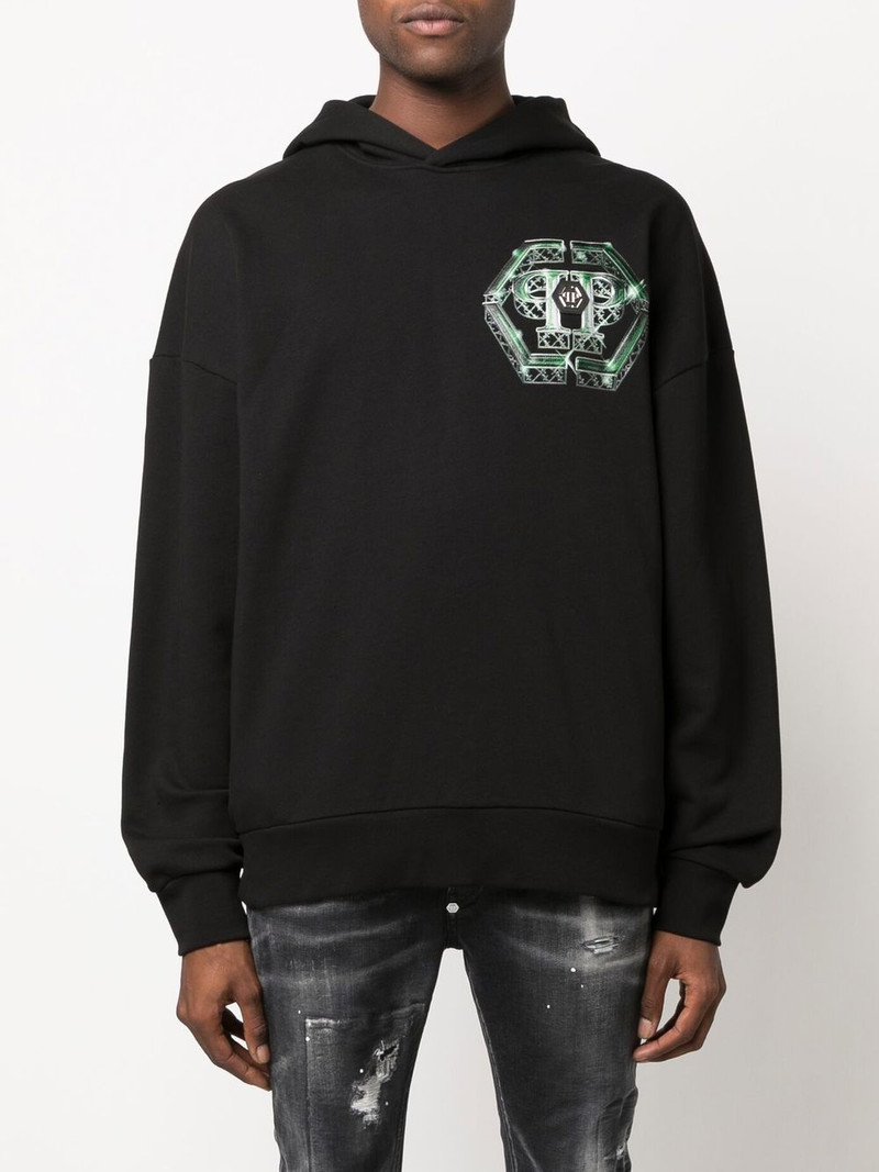 Godzilla Monsters-print hoodie 3