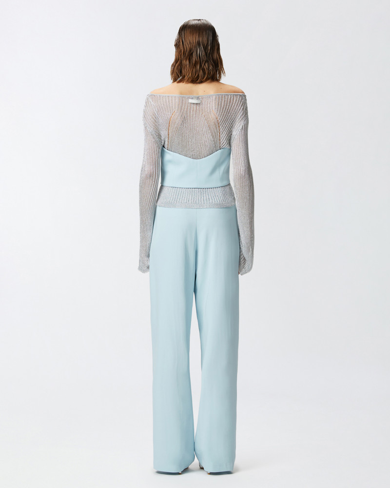 SHORT VEST IN TECHNICAL FABRIC WITH OPEN BACK 4
