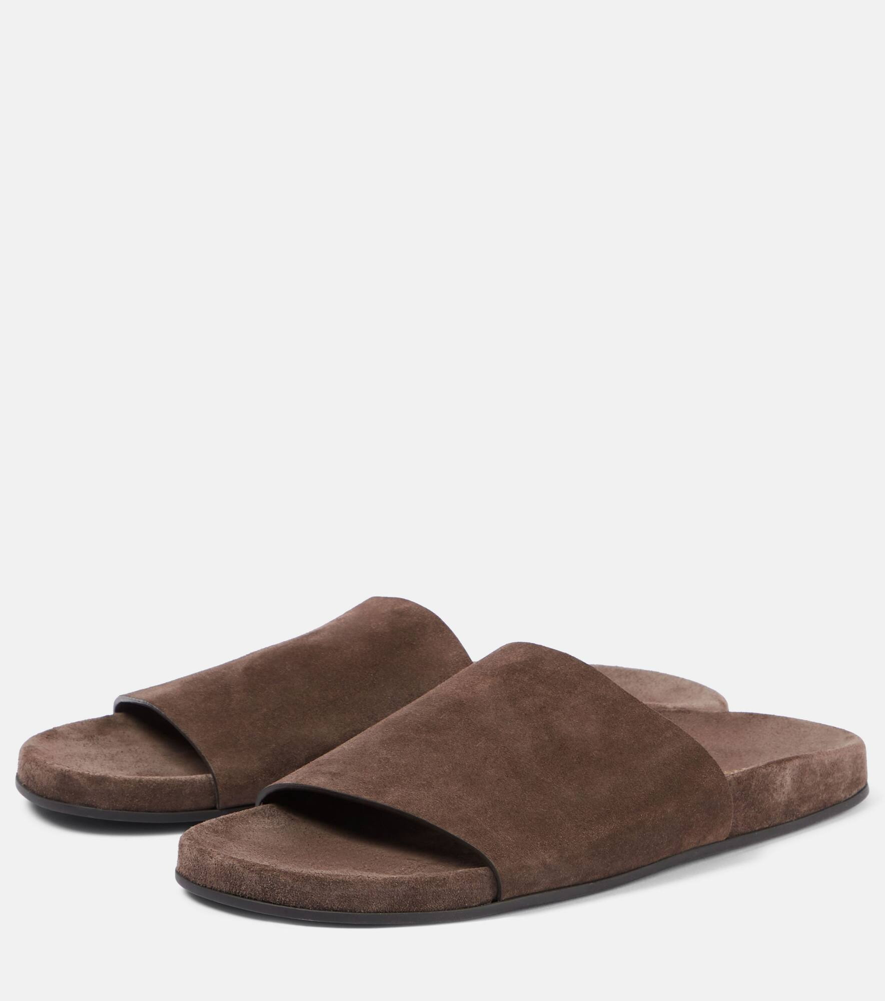 Hugh suede slides - 4