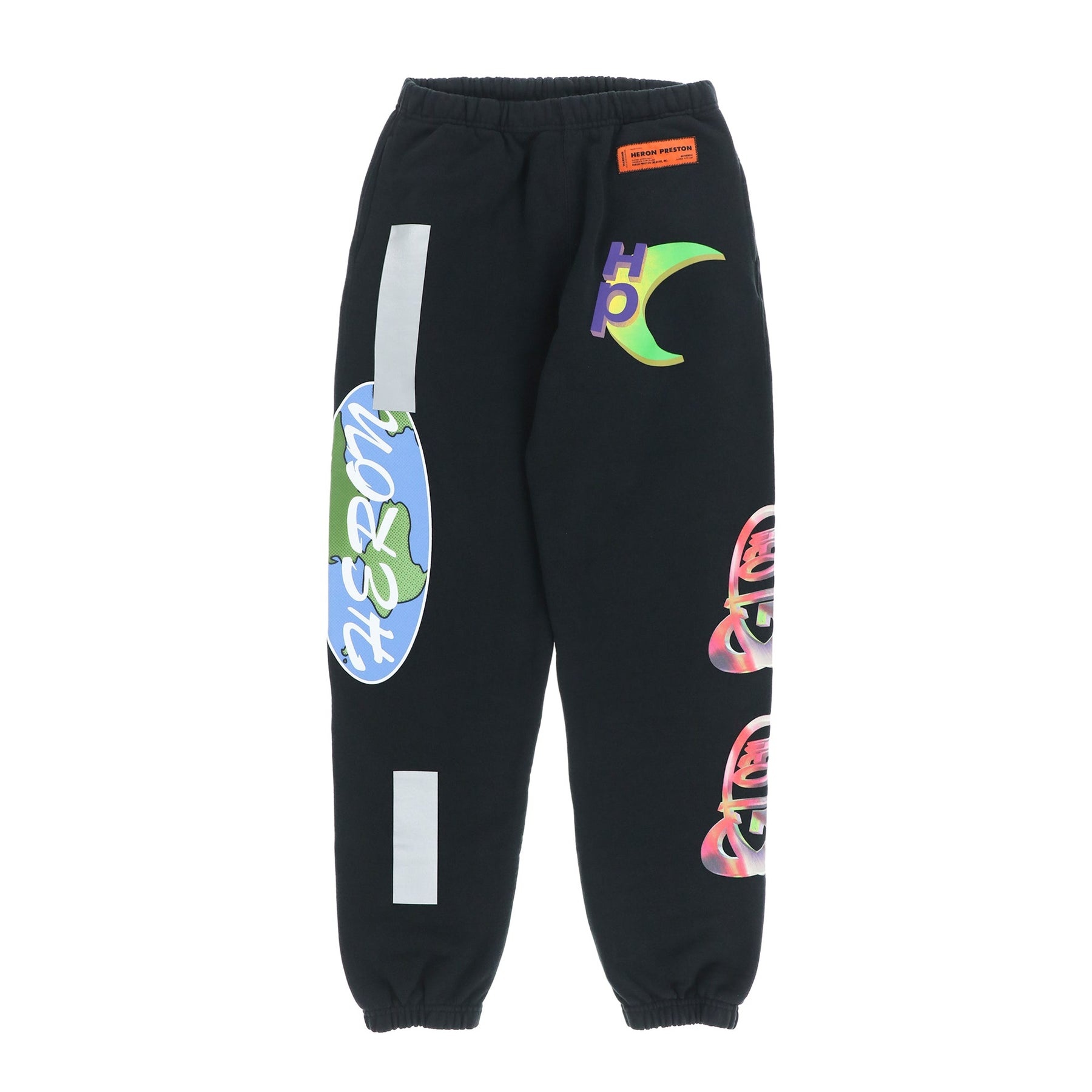 PLAIN SWEATPANTS GL. COLLAGE / BLK BLU - 1