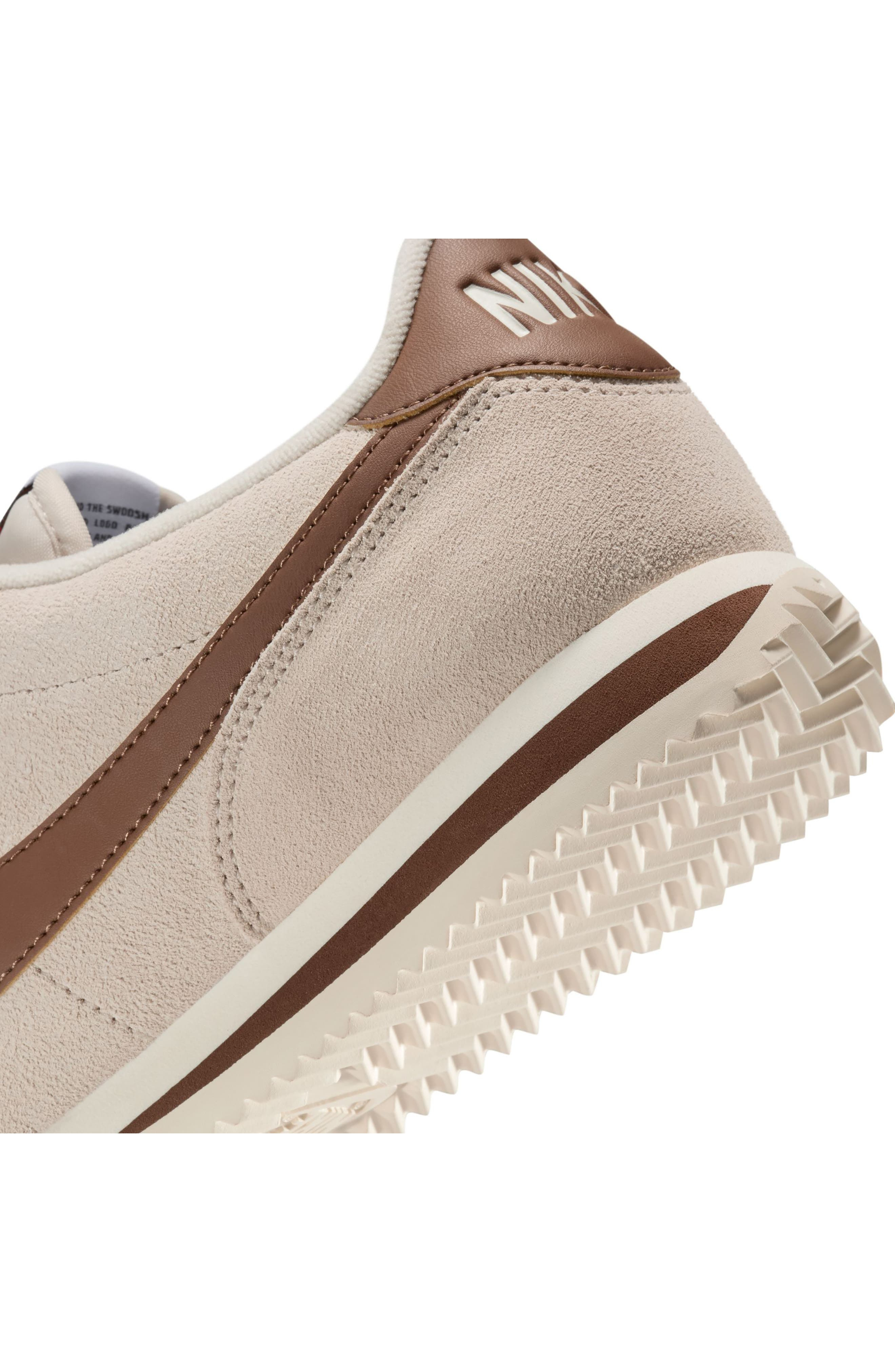 Nike Cortez Suede Sneaker in 100 Ltowbr/faunbn at Nordstrom - 7