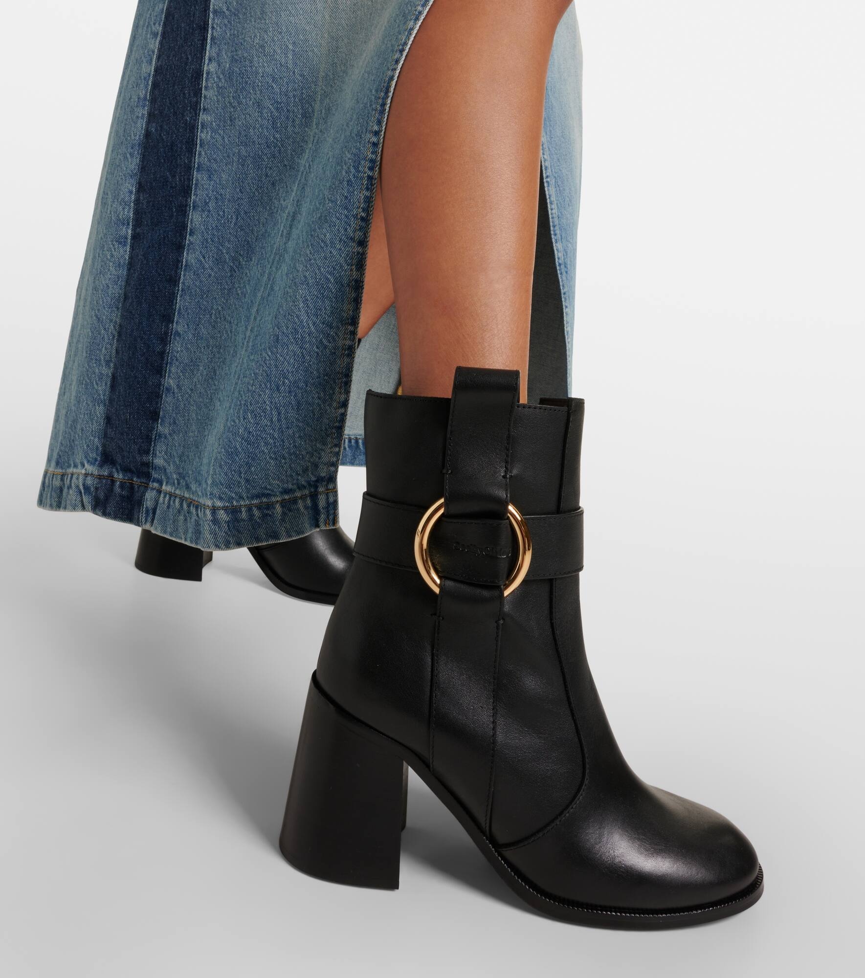 Zelda 90 leather ankle boots - 7