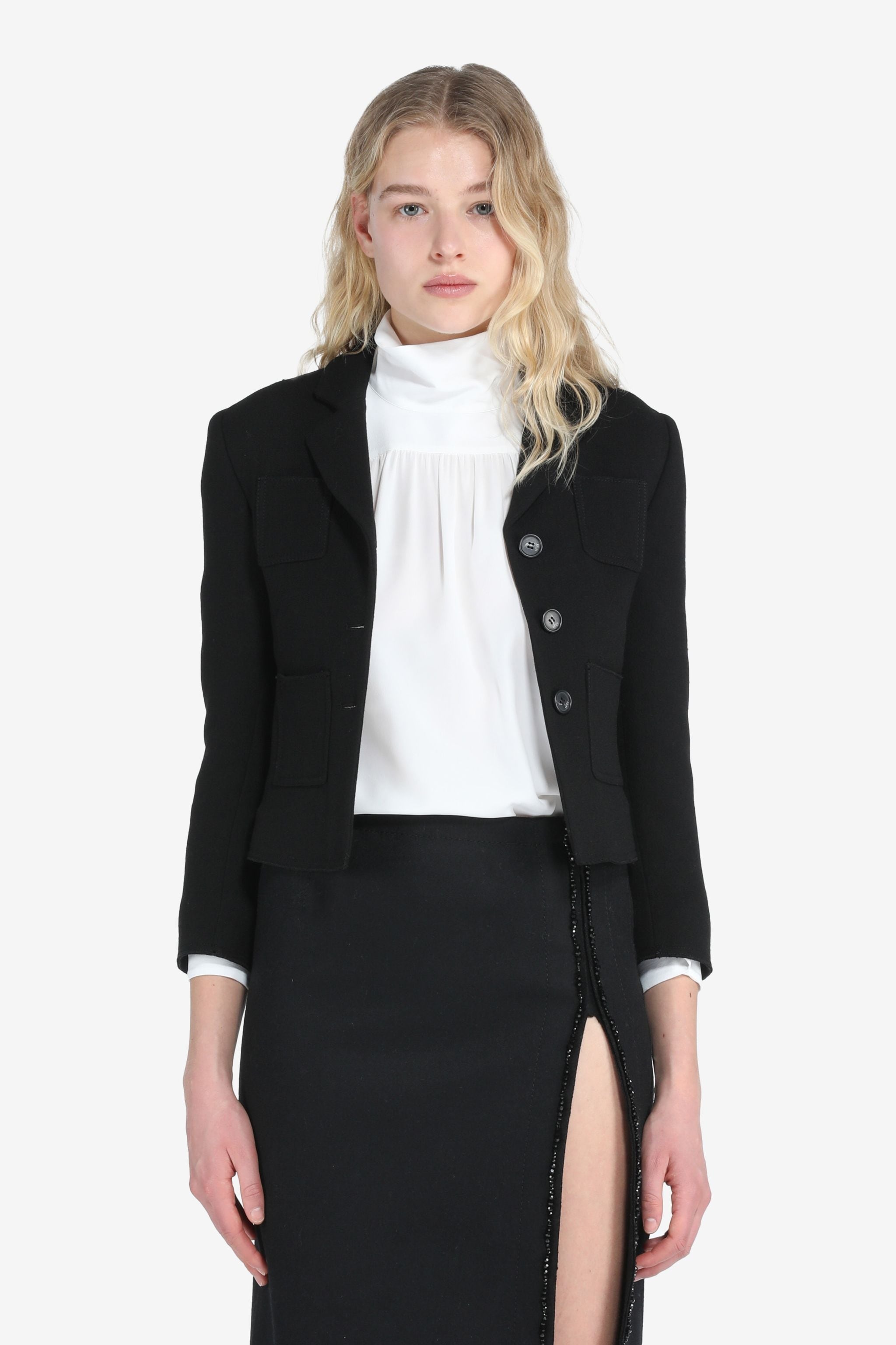 CROPPED TAILORED JACKET - 1
