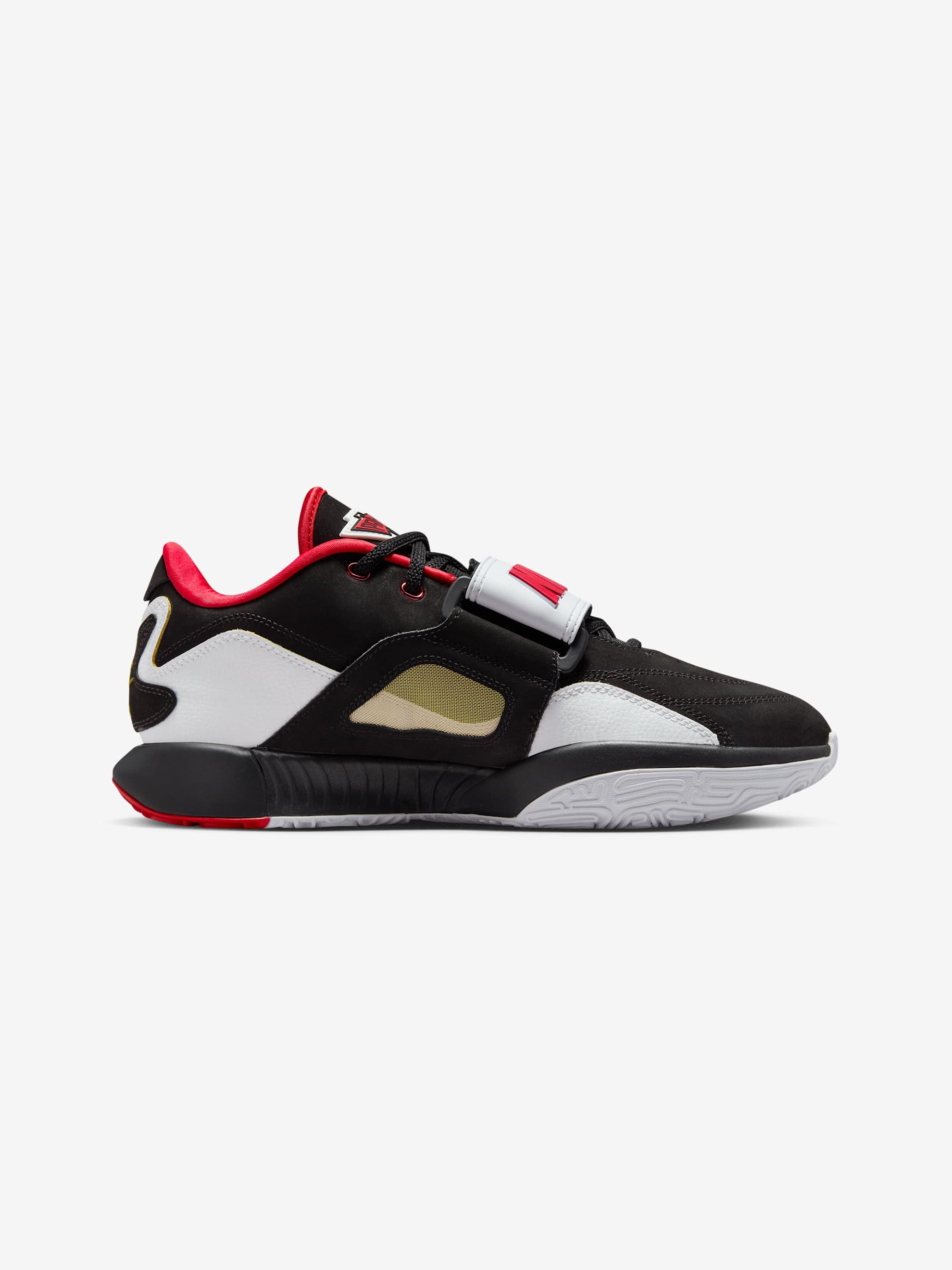 NIKE LEBRON 21 "PRIME 93" (BLACK/WHITE-FIRE RED-METALLIC GOLD) - 3