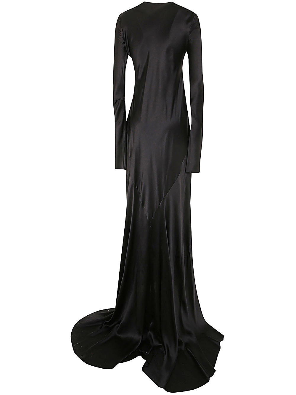 Ann Demeulemeester Women Demy X-Long High Slit Long Sleeve Dress - 2