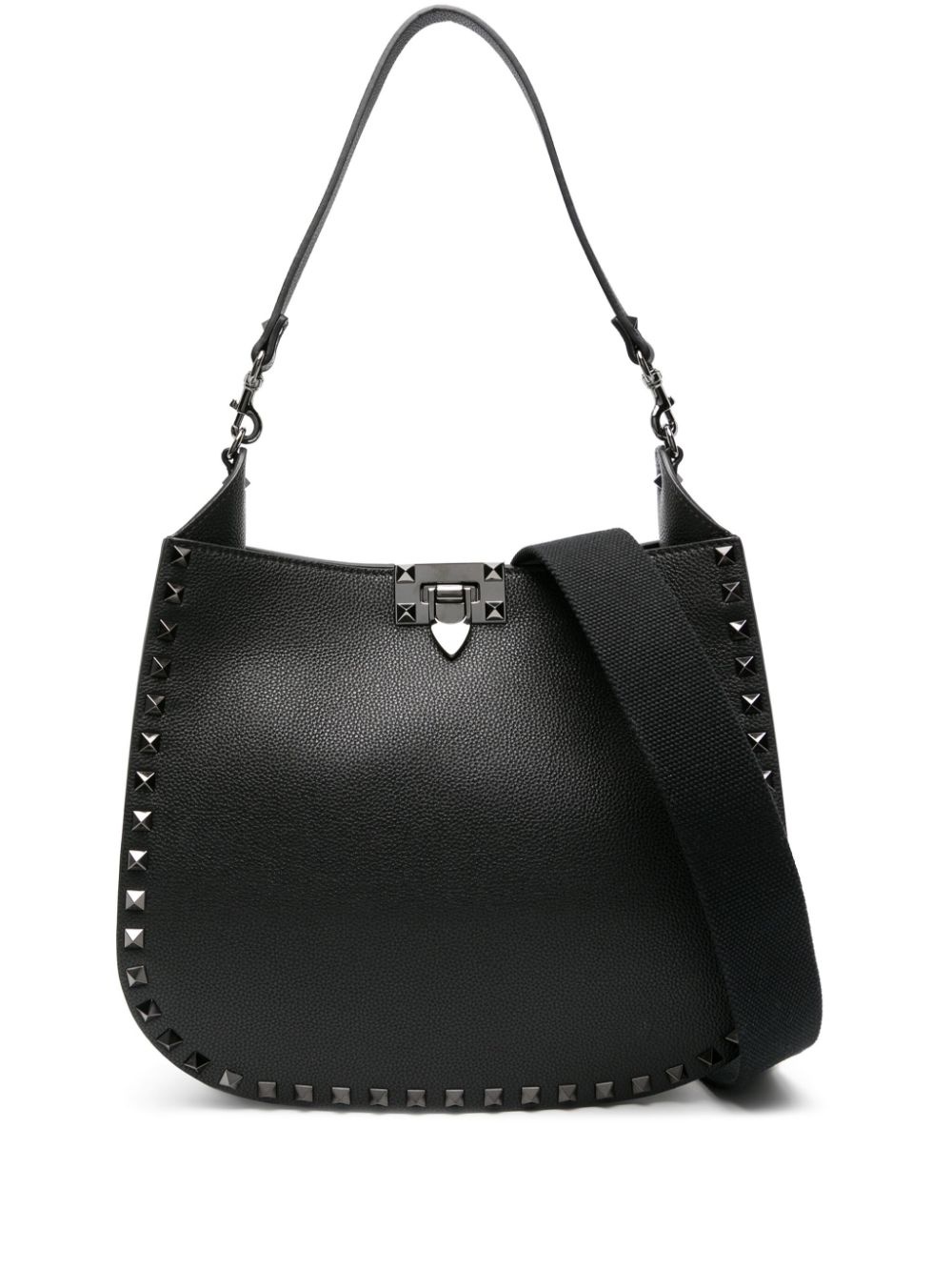 Rockstud leather shoulder bag - 1