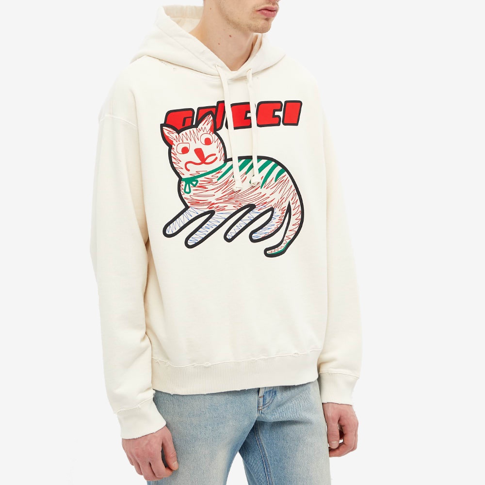 Gucci Cat Logo Hoody - 4