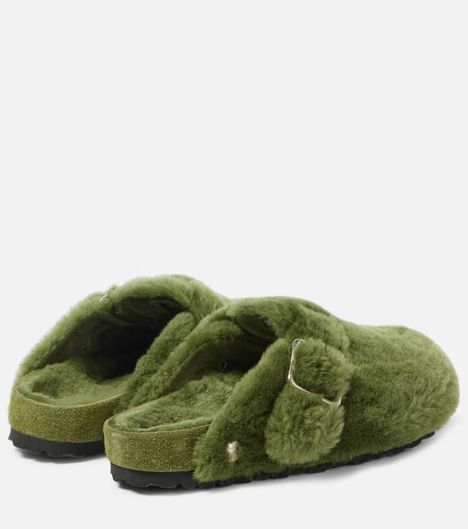 Boston shearling clogs - 2