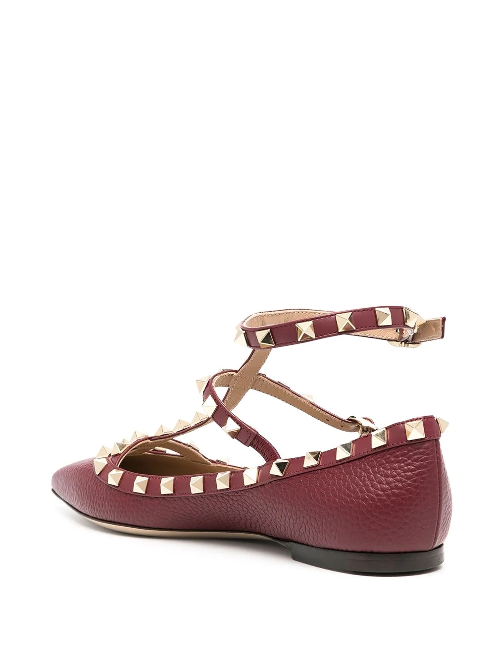 Rockstud point-toe ballerina flats - 3