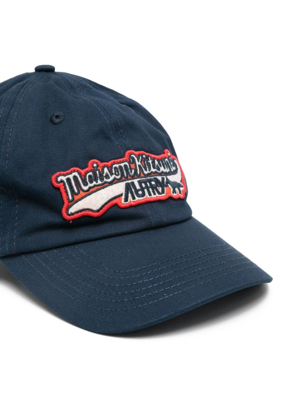 x Maison Kitsuné patch baseball cap - 3