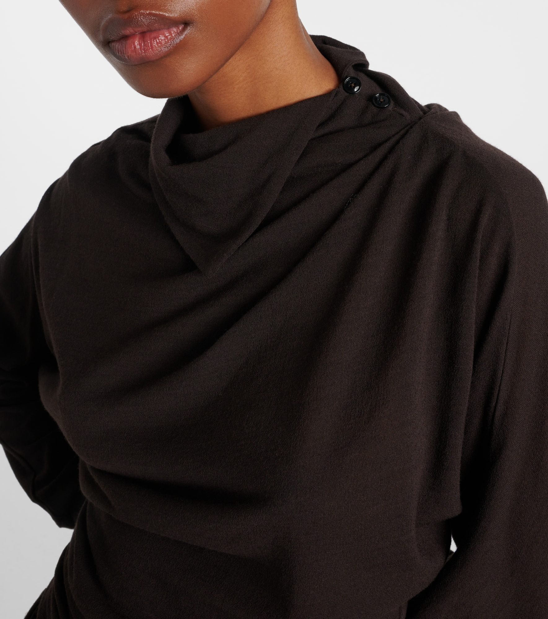 Golda gathered jersey top - 4