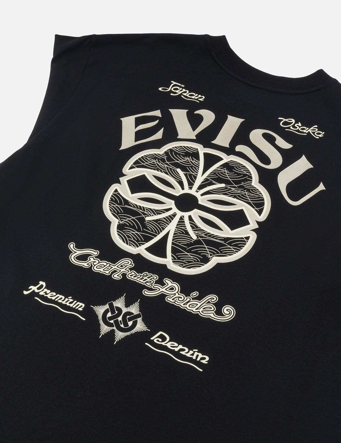 Kamon and Logo Print Relax Fit T-shirt - 8