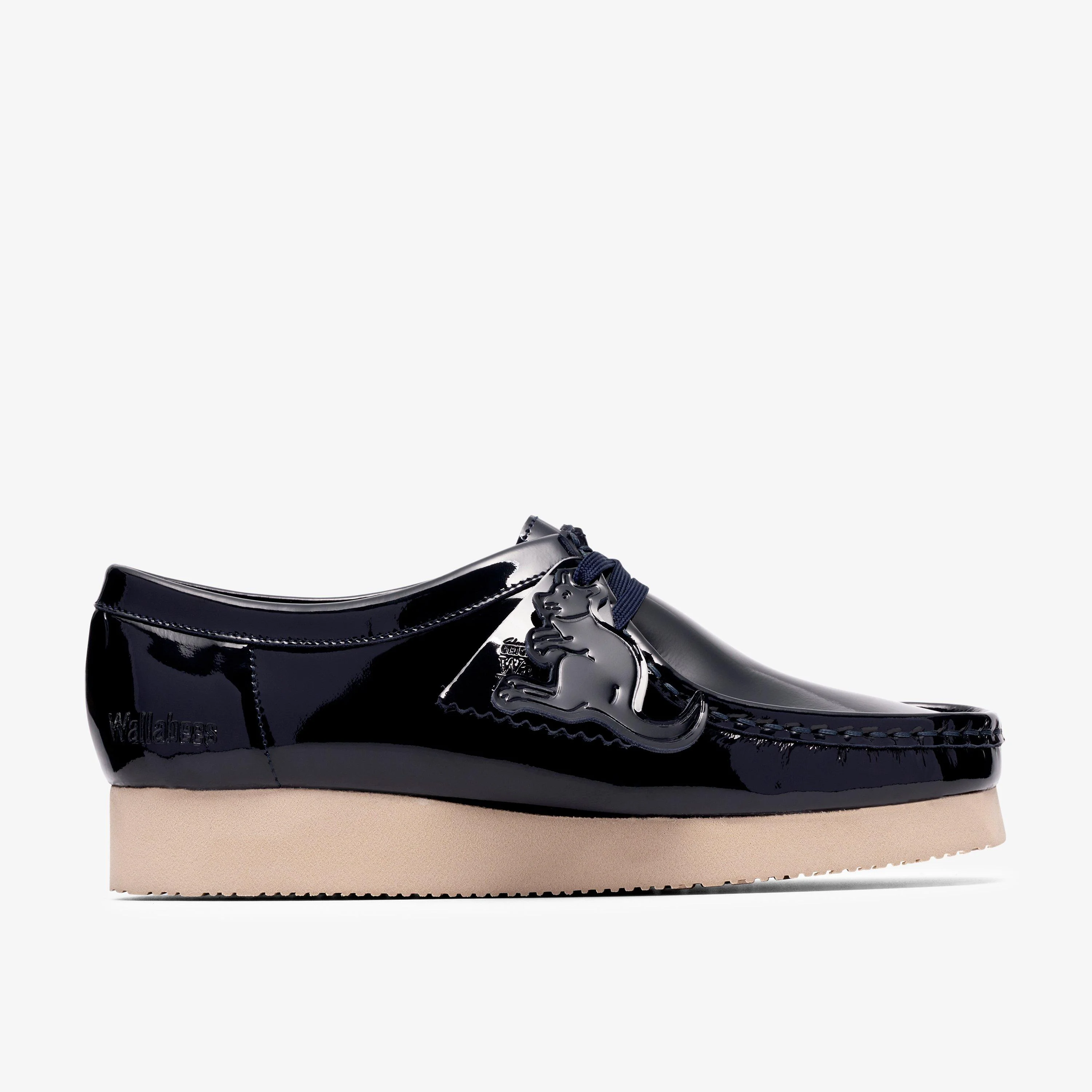 Wallabee 2604 Navy Patent - 1