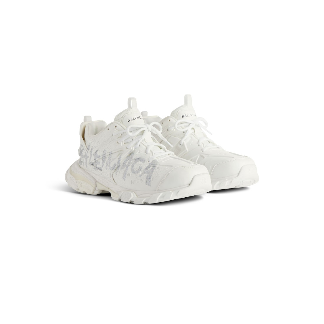 Women's Track Nail Polish Sneaker in White - 2