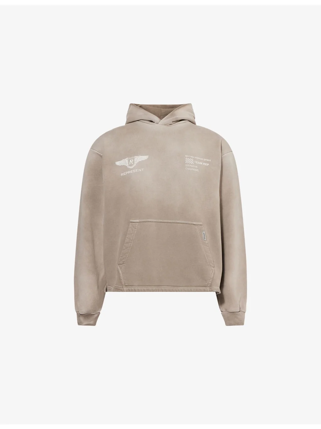 Graphic-Print Relaxed-Fit Cotton Hoody - 1