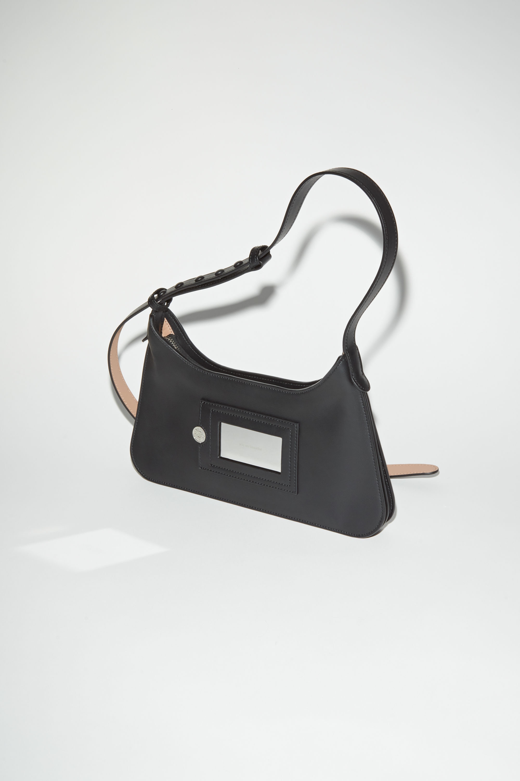 Acne Studios - Logo mini shoulder tote bag - Black