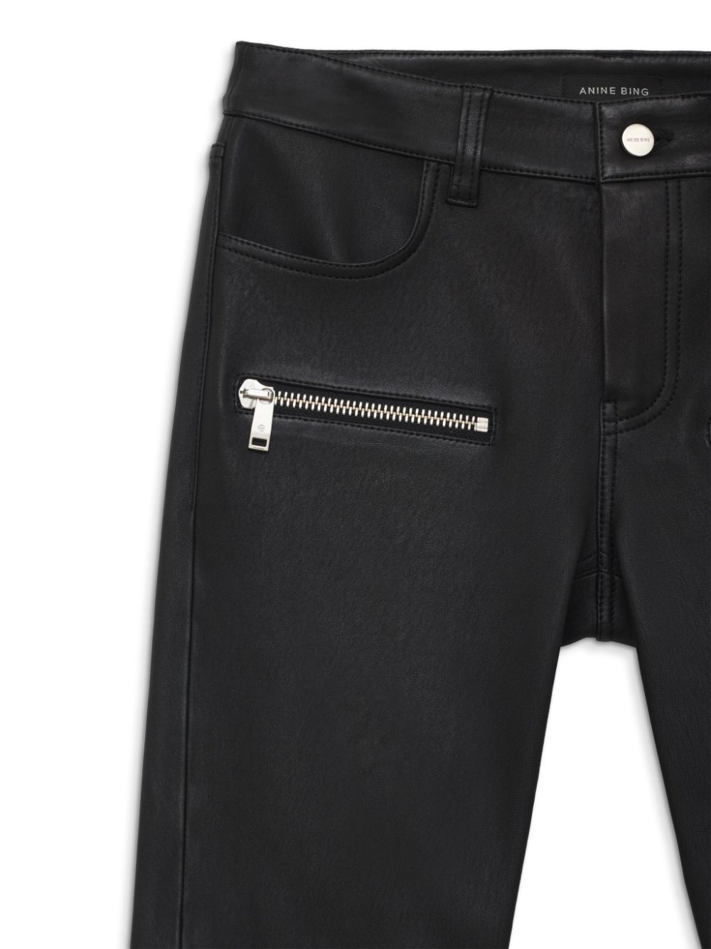 Remy leather skinny trousers - 4