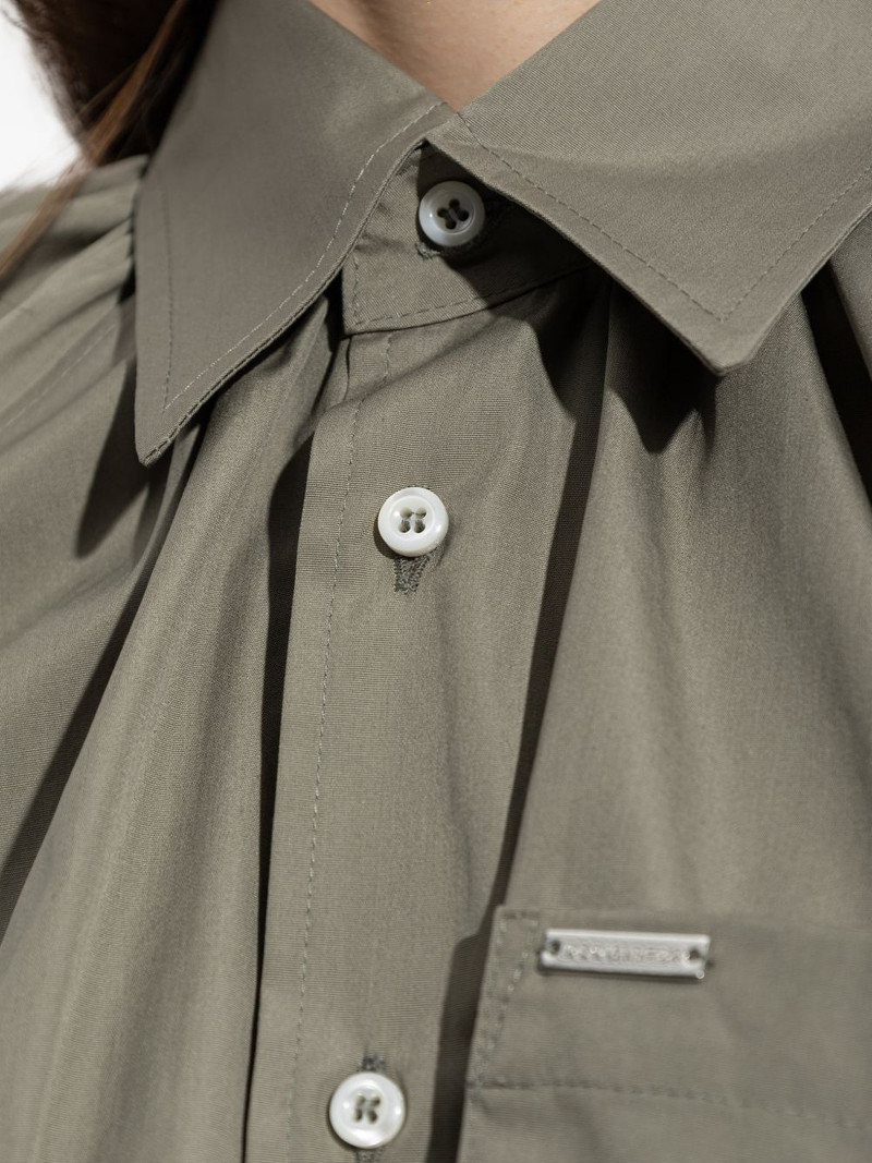 collared cropped shirt 5