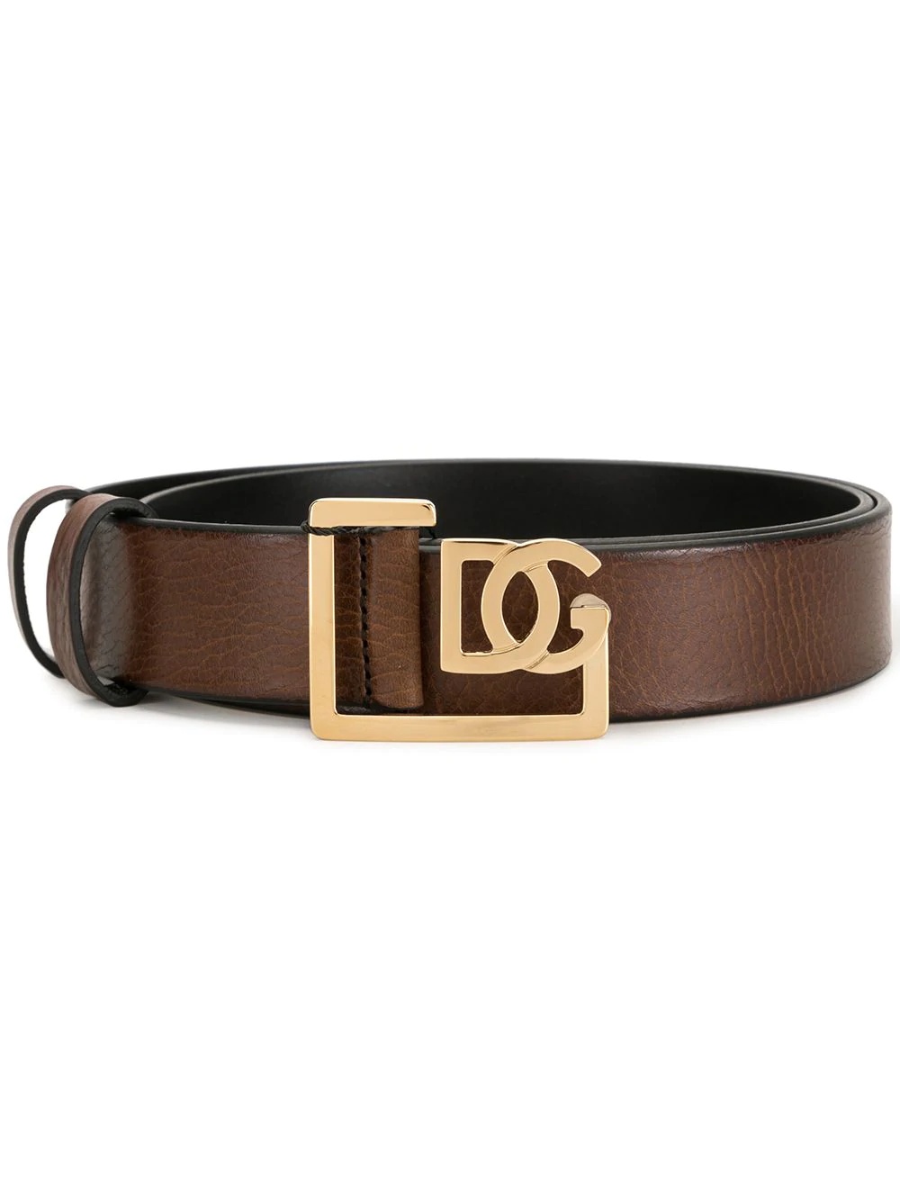 logo buckle belt - 1