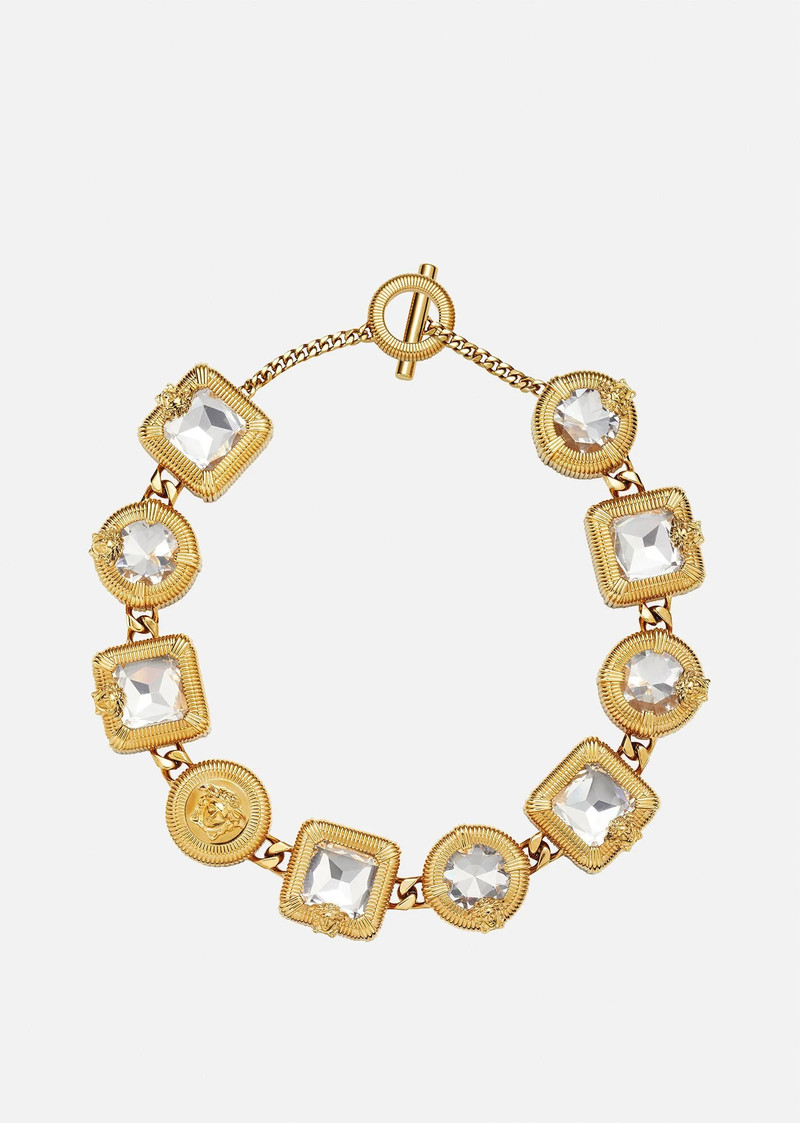 Medusa Biggie Crystal Necklace 1