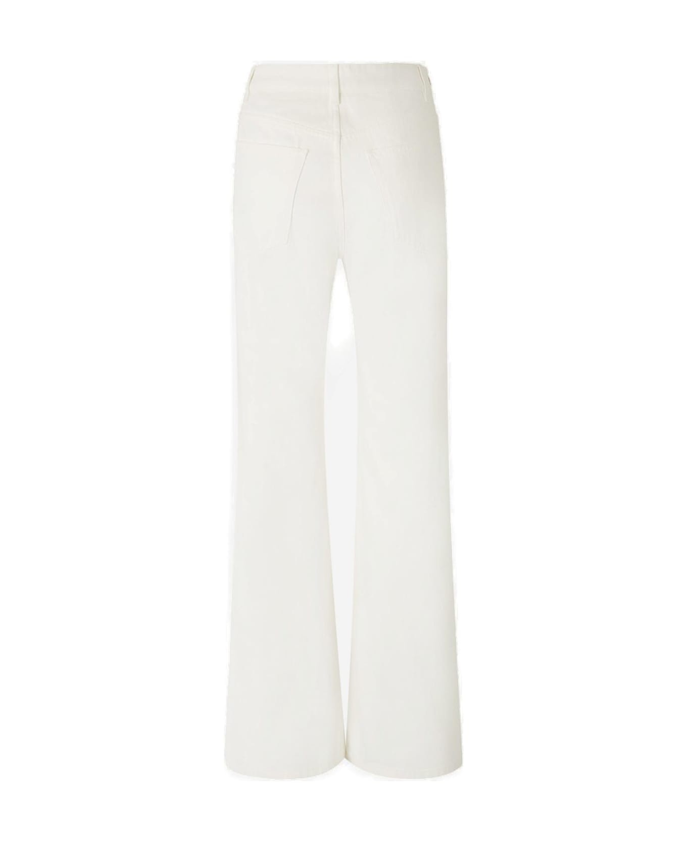 Paillette-embellished Flared Denim Jeans - 2