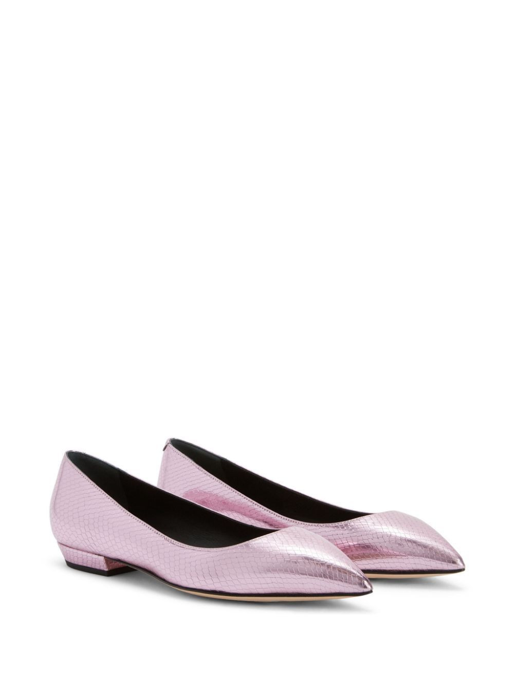 Dhalia leather ballerina shoes - 2