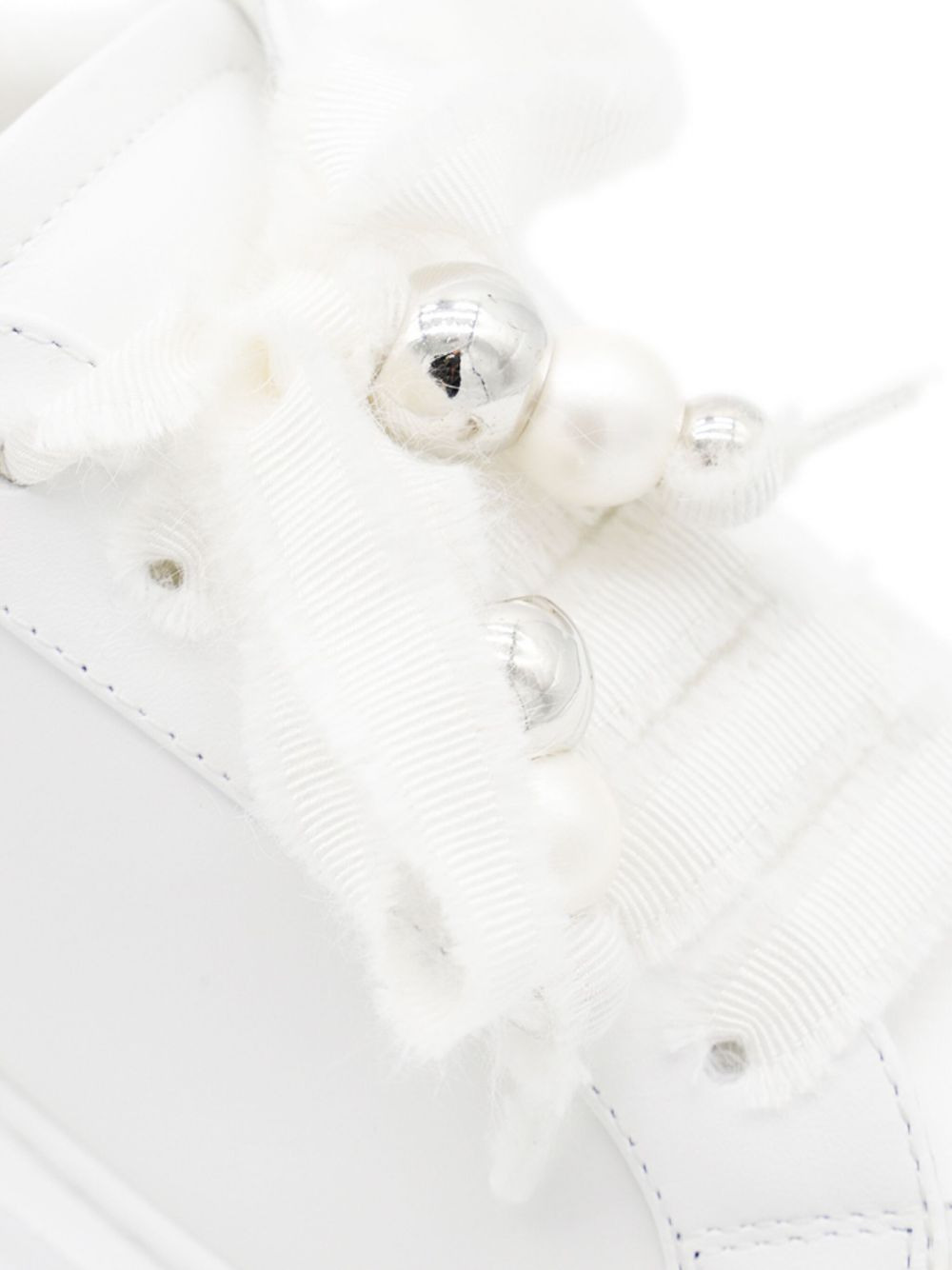 pearl-embellishment sneakers - 3
