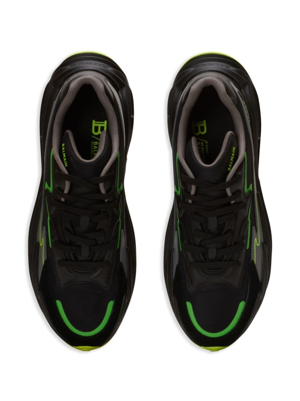 Run-Row leather sneakers - 4