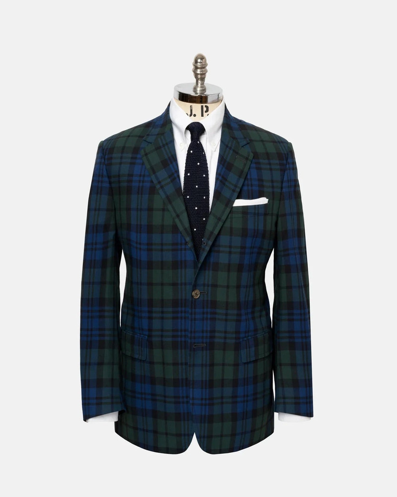 MADE-IN-CANADA BLACK WATCH TARTAN MADRAS SPORT COAT 1