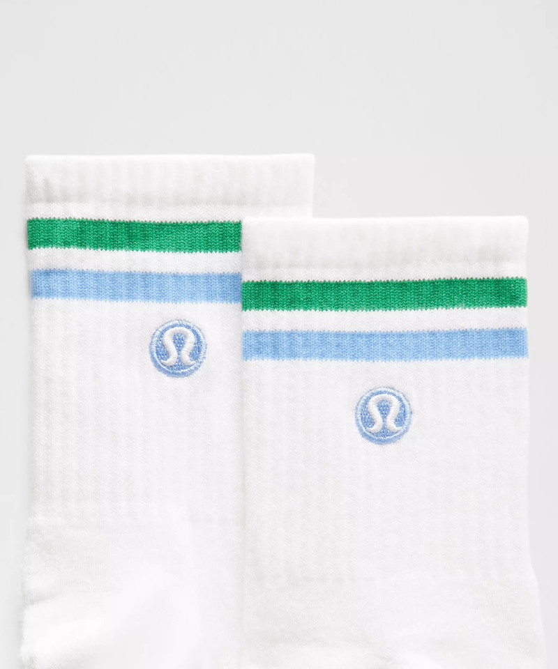 lululemon Unisex Daily Essential Quarter Socks *Stripe outlook