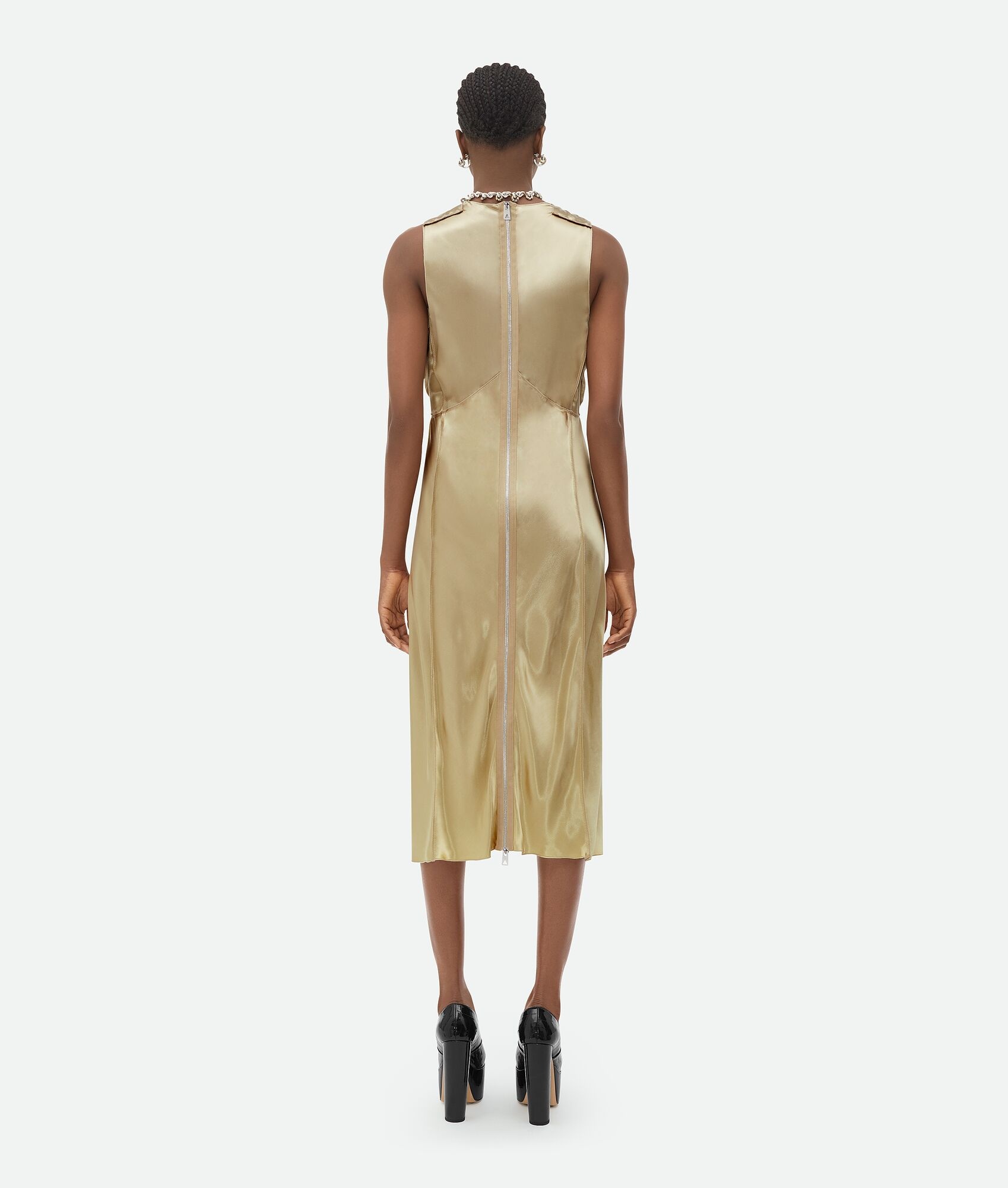 【送料&関税込】Bottega Veneta Fluid Satin Dress Bottega Veneta fluid satin dress | REVERSIBLE