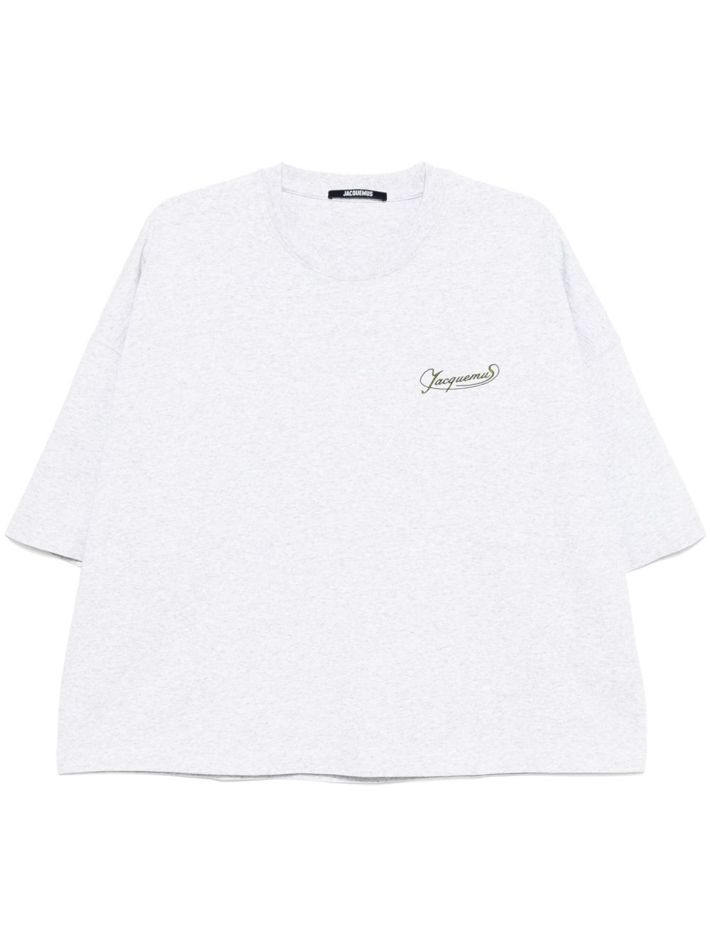 logo-embroidered t-shirt - 1