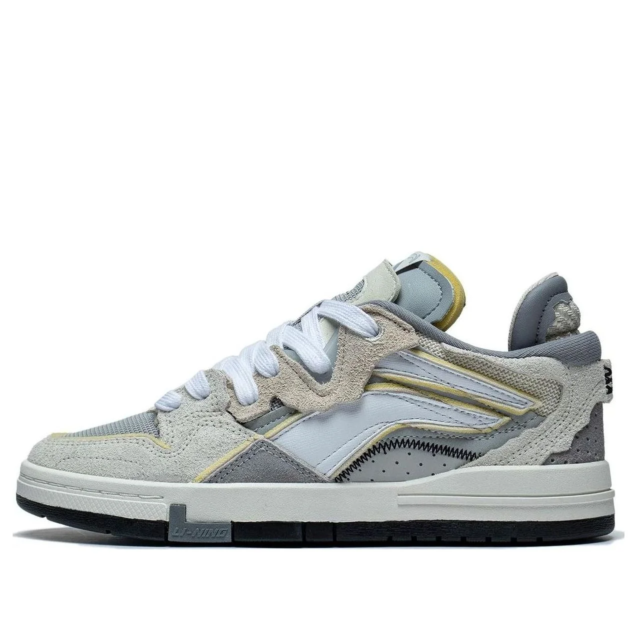 (WMNS) Li-Ning Weiwu Wave Pro Skate Shoes 'Grey Beige' AECT034-1 - 1